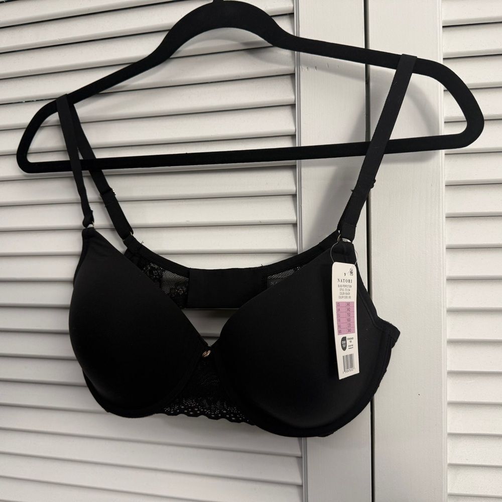Natori Bliss Perfection Contour Stretch Underwire Bra Black 34D - NWT - Picture 5 of 7